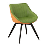 A set of 2 dining chairs, medieval modern kitchen dining chair, PU decorative chairs with black 70507914