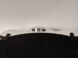 White Scalloped Round Wall Mirror, Wavy Frame for Living Room/Bedroom/Bathroom Decor W3081P391521