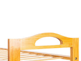 Concise 12-Batten 4 Tiers Bamboo Shoe Rack Wood Color 49773917