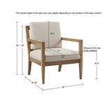 Upholstered Accent Armchair B035118540