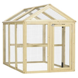 ZNTS Wooden Chicken Coop 05736356