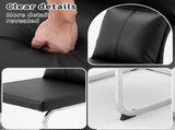 Dining chair set modern leather imitation soft cushion dining chair, with soft cushion 58099571