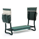 Outdoor 2-in-1 Garden Stool and Kneeler, Garden Bench with Tool Bags, Kneeling Pad, Gift for Parent, W2181P155115