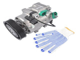 A/C Compressor with Clutch Fits for Hyundai Genesis 3.8 Sedan 4-Door 2009-2014 V6 3.8L 6-Groove 11979902