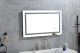 ZNTS LED Bathroom Mirror 36 "x 30 " with Front and Backlight, Large Dimmable Wall Mirrors with Anti-Fog, W928P177789