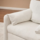 001 Swivel-Modern Swivel Accent Chair Single Seater - 360&deg Rotating Lounge Chair with Chenille W2636P231538