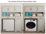 Over the Washer, Dryer and Robot Vacuum Storage Cabinet suitable for Compact Washing Machines, W1120P338184