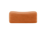 Ottoman Teddy Fabric-Orange W714P357251