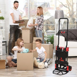 150kg 2-in-1 luggage trolley red 58885307