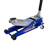 Low-Position Steel Vehicle Floor-mounted Hydraulic Jack with Dual-piston Quick-lift Pump, 3-Ton W1102P154155