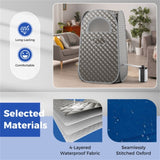 Sauna Room for Home Spa RelaxationSteam Generator Gray 09552087