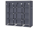 67" Portable Closet Organizer Wardrobe Storage Organizer with 10 Shelves Quick and Easy to Assemble 09015276