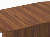 55.11"-70.86" Extendable Dining Table, with Striped Legs for Living Room & Kitchen W757P411745