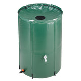 ZNTS 100 Gallon Folding Rain Barrel Water Collector Green 32950344