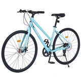 7 Speed Hybrid bike Disc Brake 700C Road Bike For men women's City Bicycle W1019127659