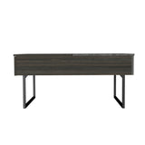 ZNTS Westover Rectangle Lift Top Coffee Table Carbon Espresso and Onyx B06280167