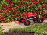 Rolling Garden Work Seat with Wheels, Garden Scooter with 360 Degree Swivel Seat Extendable Handle 72863144
