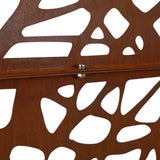 Outdoor & Indoor Privacy Metal Privacy 76" H48" W, Freestanding Decorative Privacy W465P193191
