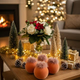 4PCS Set 4.7" Christmas Ball Ornaments Glass Hanging Balls for Holiday Tree Decor Shiny Xmas Party 33624974
