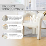 COOLMORE Contemporary Designed Velvet Fabric Upholstered Accent/Dining Chair /Barrel Side Chairs W395P224764