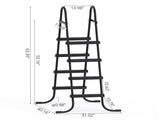 4-Step 52in Iron Pool Ladder 52721018