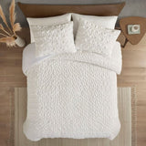 King/Cal King Ruched Fur Down Alternative Comforter Set B03597270
