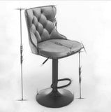Furniture,Swivel Velvet Barstools Adjusatble Seat Height from 25-33 Inch,17.7 inch base, Modern 37443239