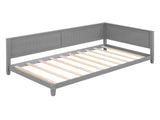 Twin Size Wood Daybed/Sofa Bed, Gray WF297689AAE