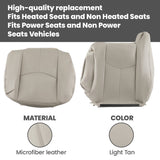 Front Leather Seat Cover Light Tan Fit Chevy Tahoe GMC Yukon 2003-2005-2006 71912822