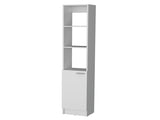 White Linen Cabinet with 1-Door B062P193661