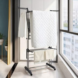 Clothes Drying Rack, Oversized 4-Tier Foldable Stainless Steel Drying Rack Clothing, 36130583