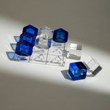 Acrylic Blue & White Tik Tack Toe Game Set B346P325481