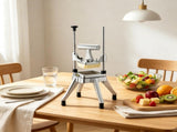 4-Blade Commercial Vegetable Fruit Chopper, Stainless Steel French Fry Cutter with 1/4" 3/8" 1/2" 17958472