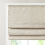 Printed Faux Silk Room Darkening Cordless Roman Shade B03598304