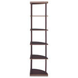 Cappuccino Corner Bookcase B062P145518