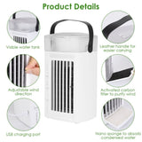 Portable Air Conditioners,4-IN-1 Portable AC Unit with 3 Speeds Nightlight,Evaporative Air Coler for 56531978