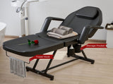 Professional Tattoo Bed Chair Massage Table with Storage Pocket and Towel Hook for Esthetician, 88001728