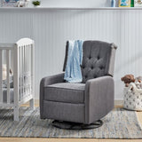 Classic Design, Manual Recliner Chair with 360-Degree Swivel 66842.00CHAR
