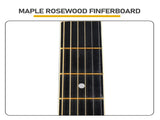 41" Acoustic Guitar for Beginners Adults, Dreadnought Cutaway Basswood Folk Guitar with Gig Bag & 17688606