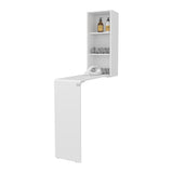 Rincon Valley Folding Table with Storage, White B128P287524