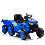 ZNTS 12V Kids Ride On Electric Tractor Black Knight,Kids Ride On Toy.2WD,Non-skid tires, steering wheel, 38466080