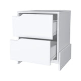 Ralston 2-Drawer Nightstand in White B062111737