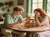 3D Wooden Puzzle Sweet Home Music Box Hands Craft Miniature Dollhouse Kits 3D Model Diy House 90061865