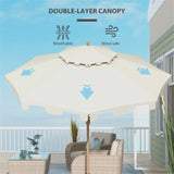 ZNTS Outdoor beach umbrella/Sun Umbrella （Prohibited by WalMart） 59659971