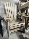 Adirondack Chair Sturdy HDPE Poly Lumber for Poolside, Patio, and Garden Relaxation B195P198768