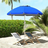 ZNTS Outdoor beach umbrella-Sapphire Blue （Prohibited by WalMart） 00404610