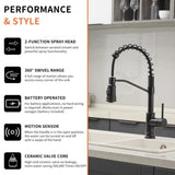 Touchless Kitchen Faucet,Hands Free Automatic Smart Kitchen Faucet W1932P149025