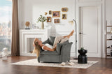 Modern Style Chenille Oversized Armchair Accent Chair Single Sofa Lounge Chair for Living Room, W2997P236309