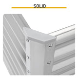 632ft Galvanized Raised Garden Bed, Metal Outdoor Planter Box, Rectangular Garden Bed for Planting 96667793