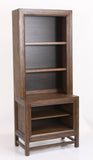 Bookcase Pier, No Assembly Required, Two-Tone Finish B108P163819